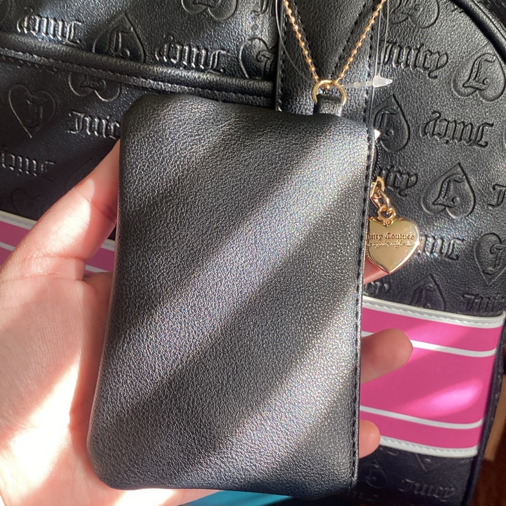 Juicy Couture Liquorice Fashionista Rosie Weekender Travel Bag NWT - Picture 5 of 11